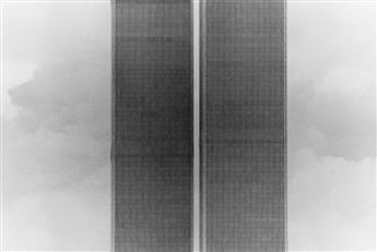 WOLF VON DEM BUSSCHE (1934-2014) A suite of 12 atmospheric photographs of the World Trade Center and Washington Square, New York City.